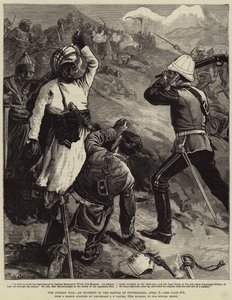 A Guerra do Afeganistão, um incidente na Batalha de Futtehabad, 2 de abril