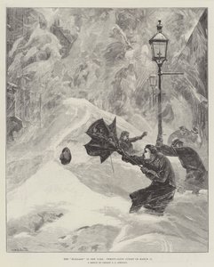 A Blizzard em Nova York, Twenty-Sixth Street em 12 de março