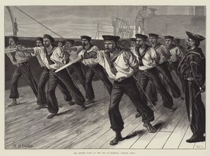 A frota britânica no mar de Marmora, Cutlass Drill