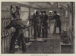 A Torre Conning a bordo do HMS Thunderer