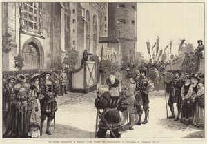 Celebração de Lutero na Alemanha, Cena fora da Schloss-Kirche, em Wittenberg, na quarta-feira, 31 de outubro
