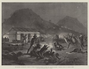A Insurreição dos Matabili, Socorro de Inseza pelo Honorável Maurice Gifford e o Inspetor Southey, Ataque Matabili na Loja Cummin