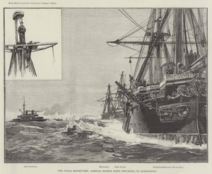As manobras navais, a frota do almirante Baird retornando a Queenstown
