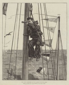 As manobras navais, na vigia do inimigo