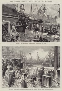 Revisão Naval do Jubileu da Rainha no Spithead de William Heysham Overend
