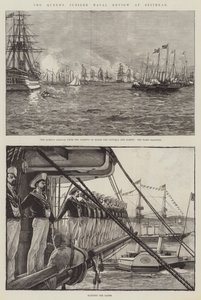 Revisão Naval do Jubileu da Rainha no Spithead de William Heysham Overend