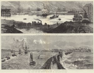 A visita do príncipe de Gales a Newcastle-on-Tyne