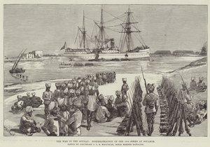 A Guerra no Sudão, Desembarque dos 15 Sikhs em Souakim