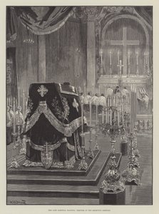 O falecido Cardeal Manning, Requiem na Oratória de Brompton