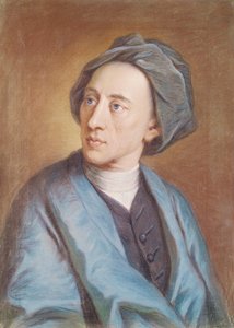 Retrato de Alexander Pope (1688-1744), c.1739-84 (pastel sobre papel)