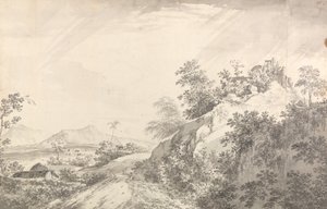 Vista do desfiladeiro de Sicri [Sakrigali] de William Hodges