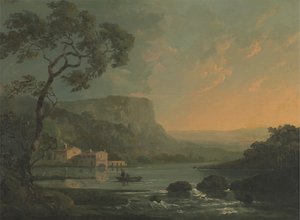 Paisagem com Pescadores num Lago de William Hodges