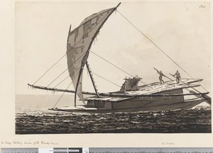 Página 20 Uma grande canoa à vela das Ilhas Friendly de William Hodges