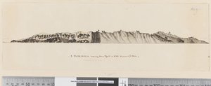 Página 25a/c 1. Dominica rumo de N por W até ESE distante 1 1/2 milhas de William Hodges