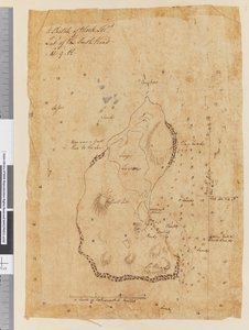Página 37a A Esboço da Ilha do Bloco, latitude da Cabeça Sul 41: 9 N de William Hodges