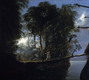 Pickersgill Harbor, Dusky Bay (Nova Zelândia, Nova Zelândia) de William Hodges