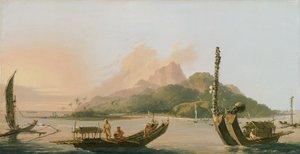 Tahiti: Rumo a sudeste 1773 de William Hodges