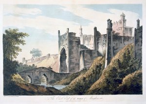 O extremo leste do forte de Mongheer, 1787 (aquatint)