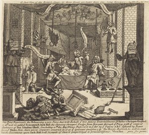 Uma visão justa do palco britânico de William Hogarth