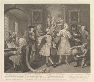 A Rakes Progress, Placa 2, 25 de junho de 1735. de William Hogarth