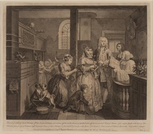 Progresso de um ancinho, placa 5 de William Hogarth