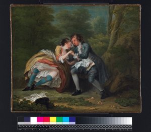 Depois, c.1730-31 (óleo sobre tela) de William Hogarth
