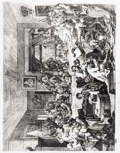 An Election Entertainment, Plate I, 24 de fevereiro de William Hogarth