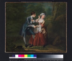 Antes, c.1730-31 (um de um par, ver 58828) de William Hogarth