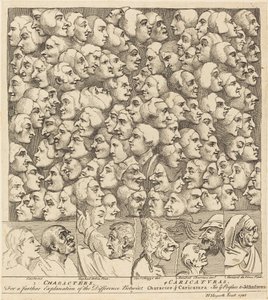 Personagens e Caricaturas de William Hogarth