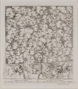 Personagens e Caricaturas de William Hogarth