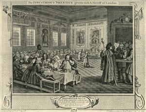 Festa da cidade, 1747, 1925. de William Hogarth