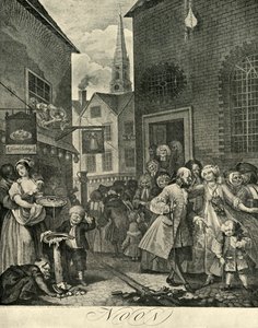 Covent Garden no meio do dia, 1738, 1925. de William Hogarth