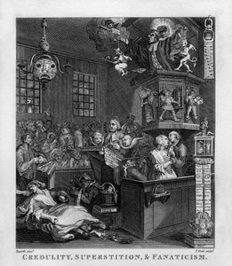 Credulidade, Superstição e Fanatismo por William Hogarth de William Hogarth