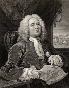 Daniel Lock, gravado por Benjamin Holl (1808-84), de "As obras de William Hogarth", publicado em 1833 de William Hogarth
