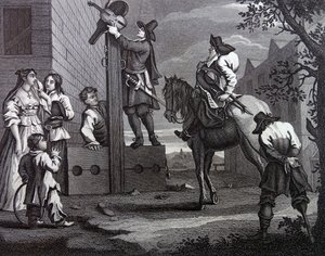 Frontispício de "Hudibras" de Samuel Butler de William Hogarth