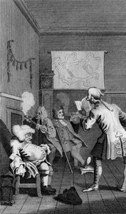 Frontispício para Tristram Shandy por William Hogarth de William Hogarth