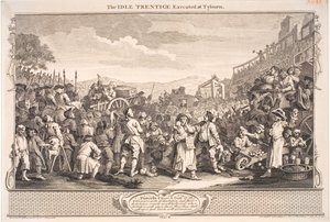 Indústria e ociosidade de William Hogarth