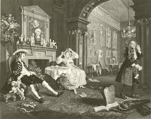 Casamento na moda de William Hogarth