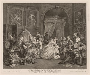 Casamento na moda: a cena do banheiro de William Hogarth