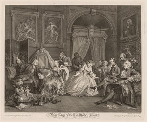 Casamento na moda: a cena do banheiro de William Hogarth