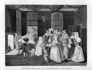 Mascarada na Somerset House por William Hogarth de William Hogarth