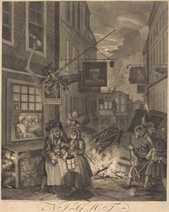 Noite de William Hogarth