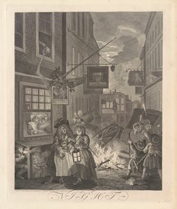 Noite de William Hogarth