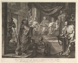 Paul Before Felix, 5 de fevereiro de 1752. de William Hogarth