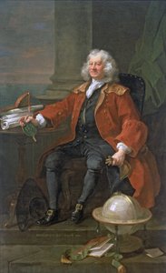 Retrato do capitão Coram (c.1668-1751) 1740