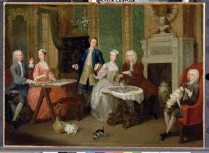 Retrato de uma família de 1730