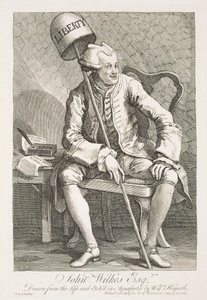 Retrato de John Wilkes, Esquire de William Hogarth