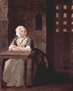 Sarah Malcolm (falecida em 1733) de William Hogarth