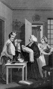 Segundo frontispício para Tristram Shandy por William Hogarth de William Hogarth