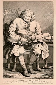 Simon, Lord Lovat, 1746 de William Hogarth